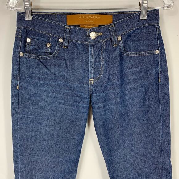 Akiabara Jeans Lola 100% Cool Relaxed Fit Sz 30 - Picture 7 of 8